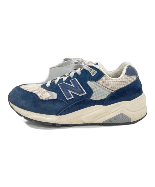 NEW BALANCE（ニューバランス）NEW BALANCE (ニューバランス) 580 ローカットスニーカー グレー×ネイビー サイズ:26の古着・服飾アイテム