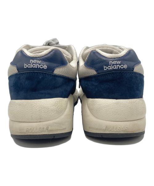 NEW BALANCE（ニューバランス）NEW BALANCE (ニューバランス) 580 ローカットスニーカー グレー×ネイビー サイズ:26の古着・服飾アイテム