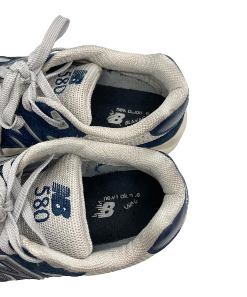NEW BALANCE（ニューバランス）NEW BALANCE (ニューバランス) 580 ローカットスニーカー グレー×ネイビー サイズ:26の古着・服飾アイテム