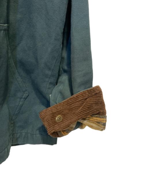 SUNDAYS BEST（サンデイズベスト）SUNDAYS BEST (サンデイズベスト) COACHES JACKET グレー×ブラウン サイズ:Ｍの古着・服飾アイテム