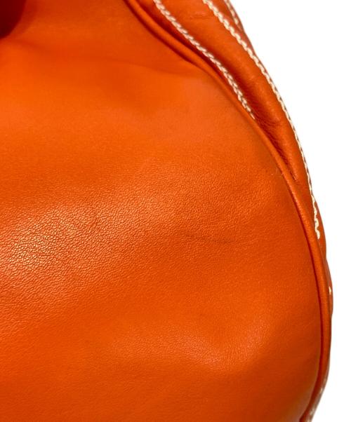 TIFFANY & Co.（ティファニー）Tiffany & Co. (ティファニー) キルティングハンドバッグ オレンジの古着・服飾アイテム