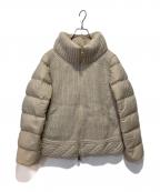 HERNOヘルノ）の古着「ニットダウンジャケット」｜カーキ