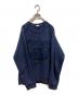 KENZO（ケンゾー）の古着「タイガーロゴ刺繍ラグランスウェット」｜ネイビー
