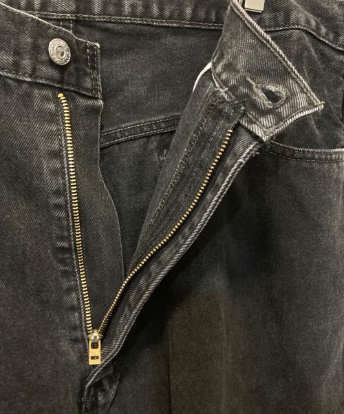 LEVI'S（リーバイス）LEVI'S (リーバイス) ワイドブラックデニム ブラック サイズ:W44の古着・服飾アイテム