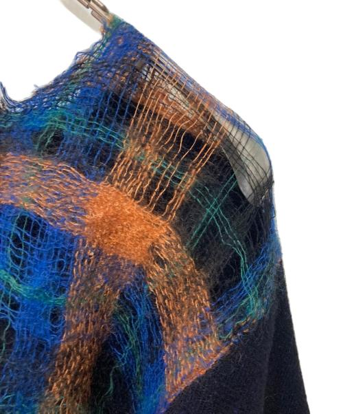 tricot COMME des GARCONS（トリココムデギャルソン）tricot COMME des GARCONS (トリココムデギャルソン) 薄手ニット ネイビー サイズ:表記無しの古着・服飾アイテム