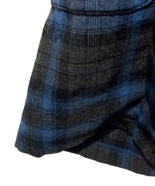 PENDLETON（ペンドルトン）PENDLETON (ペンドルトン) 40’s チェックガウンコート ブルー×グレー サイズ:Ｌの古着・服飾アイテム