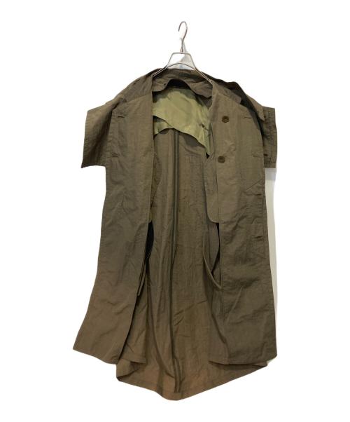 JULIUS（ユリウス）JULIUS (ユリウス) ナイロンベスト オリーブ サイズ:３の古着・服飾アイテム