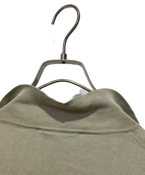 HERMES（エルメス）HERMES (エルメス) シルクジップポロシャツ ベージュ サイズ:Ｌの古着・服飾アイテム