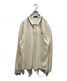 FRED PERRY（フレッドペリー）の古着「ロングスリーブポロシャツ」｜ホワイト