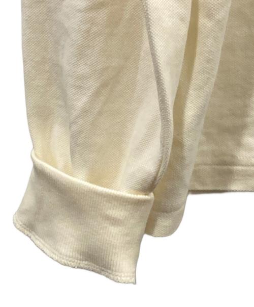 FRED PERRY（フレッドペリー）FRED PERRY (フレッドペリー) ロングスリーブポロシャツ ホワイト サイズ:XLの古着・服飾アイテム