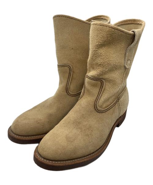 RED WING（レッドウィング）RED WING (レッドウィング) ペコスブーツ ベージュ サイズ:8の古着・服飾アイテム