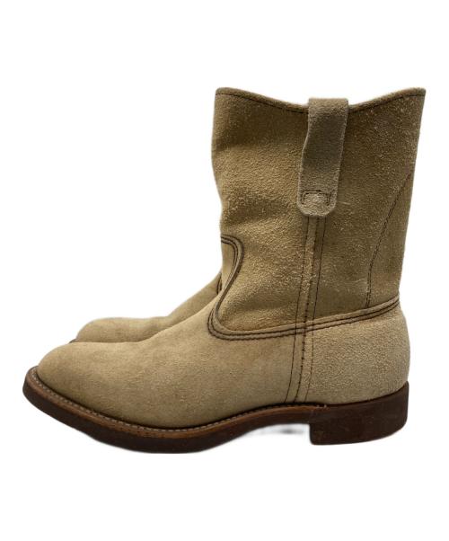 RED WING（レッドウィング）RED WING (レッドウィング) ペコスブーツ ベージュ サイズ:8の古着・服飾アイテム