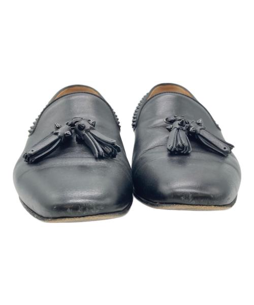 Christian Louboutin（クリスチャン・ルブタン）Christian Louboutin (クリスチャン・ルブタン) タッセルローファー ブラック サイズ:401/2の古着・服飾アイテム