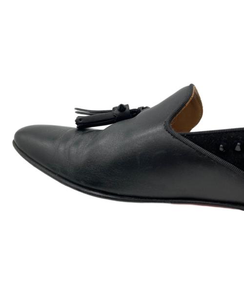 Christian Louboutin（クリスチャン・ルブタン）Christian Louboutin (クリスチャン・ルブタン) タッセルローファー ブラック サイズ:401/2の古着・服飾アイテム