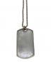 GUCCI（グッチ）の古着「ドッグタグ」｜シルバー