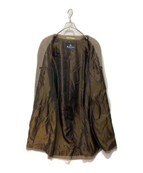 Aquascutum（アクアスキュータム）Aquascutum (アクアスキュータム) カシミヤコート ベージュ サイズ:Ｍの古着・服飾アイテム