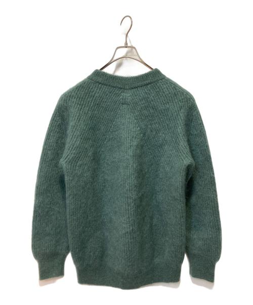 BATONER（バトナ―）BATONER (バトナ―) キッズモヘアシグネチャークルーネック ブルー サイズ:2の古着・服飾アイテム