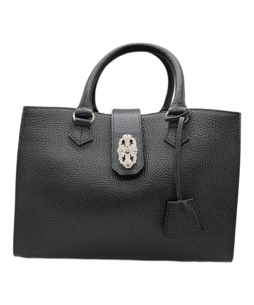 A.D.M.J.（エーディーエムジェイ）A.D.M.J. (エーディーエムジェイ) 2WAYハンドバッグ ブラックの古着・服飾アイテム