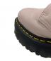 中古・古着 Dr.Martens (ドクターマーチン) 3ホールレザーシューズ ピンクベージュ サイズ:UK6：9000円