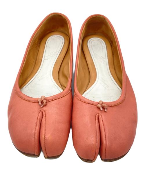 Maison Margiela（メゾンマルジェラ）Maison Margiela (メゾンマルジェラ) Tabiバレエシューズ ピンク サイズ:37の古着・服飾アイテム