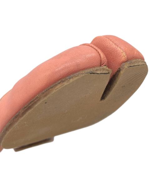 Maison Margiela（メゾンマルジェラ）Maison Margiela (メゾンマルジェラ) Tabiバレエシューズ ピンク サイズ:37の古着・服飾アイテム