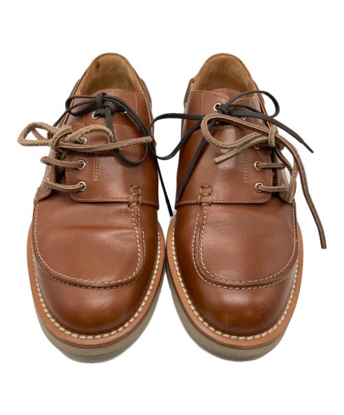 Maison Margiela（メゾンマルジェラ）Maison Margiela (メゾンマルジェラ) Stringate Spliced in pelle ブラウン サイズ:40の古着・服飾アイテム