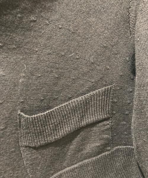 Maison Margiela（メゾンマルジェラ）Maison Margiela (メゾンマルジェラ) AW06 Asymetric Knit Cardigan ブラウン サイズ:Sの古着・服飾アイテム