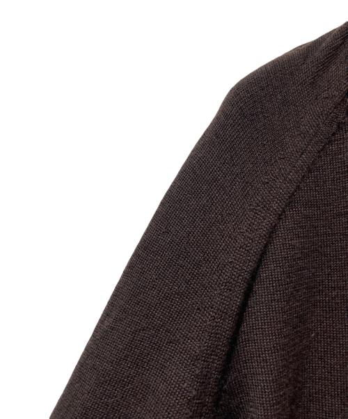 Maison Margiela（メゾンマルジェラ）Maison Margiela (メゾンマルジェラ) AW06 Asymetric Knit Cardigan ブラウン サイズ:Sの古着・服飾アイテム