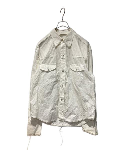 Midorikawa（ミドリカワ）Midorikawa (ミドリカワ) 18AW WESTERN SHIRT ホワイト サイズ:FREEの古着・服飾アイテム