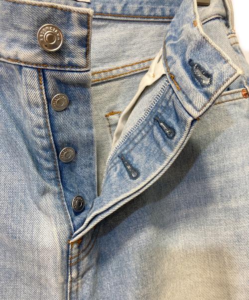 BALENCIAGA（バレンシアガ）BALENCIAGA (バレンシアガ) スリットデニムパンツ ブルー サイズ:W26の古着・服飾アイテム