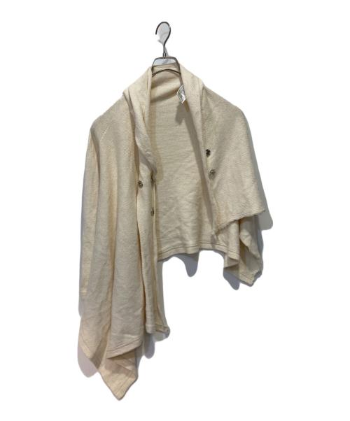 Y's（ワイズ）Y's (ワイズ) アシンメトリーカーディガン アイボリー サイズ:２の古着・服飾アイテム