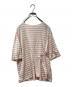 MAATEE&SONS（マーティーアンドサンズ）の古着「SILK BOAT SHORT SLEEVE」｜ベージュ