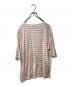 MAATEE&SONS (マーティーアンドサンズ) SILK BOAT SHORT SLEEVE ベージュ サイズ:3：10000円