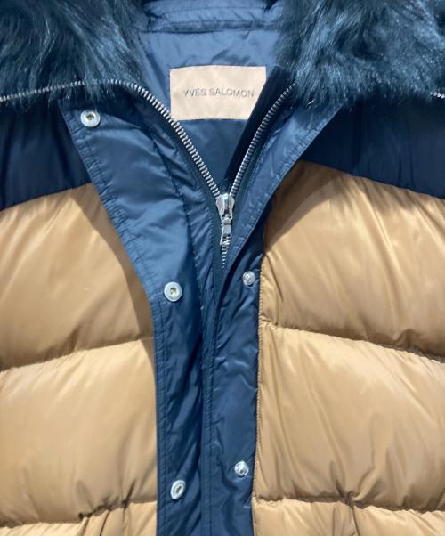 yves salomon（イヴサロモン）yves salomon (イヴサロモン) ダウンジャケット ブラック サイズ:34の古着・服飾アイテム