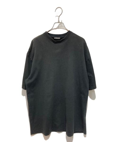 BALENCIAGA（バレンシアガ）BALENCIAGA (バレンシアガ) ロゴタブ Tシャツ ブラック サイズ:Sの古着・服飾アイテム