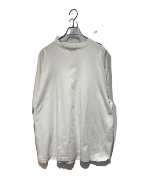 BALENCIAGA（バレンシアガ）BALENCIAGA (バレンシアガ) ロゴタブtシャツ ホワイト サイズ:Sの古着・服飾アイテム