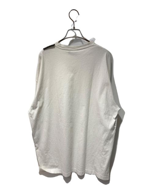 BALENCIAGA（バレンシアガ）BALENCIAGA (バレンシアガ) ロゴタブtシャツ ホワイト サイズ:Sの古着・服飾アイテム