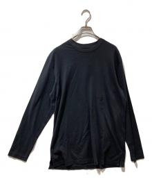 Y-3（ワイスリー）の古着「LONG SLEEVE TEE」｜ブラック