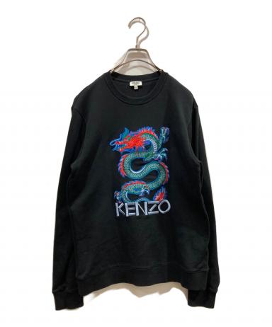 KENZO ドラゴン刺繍 ブラックスウェット KENZO ケンゾー ドラゴン 