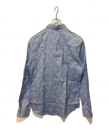 GUCCI（グッチ）の古着「BEE刺繍シャツ」｜ブルー