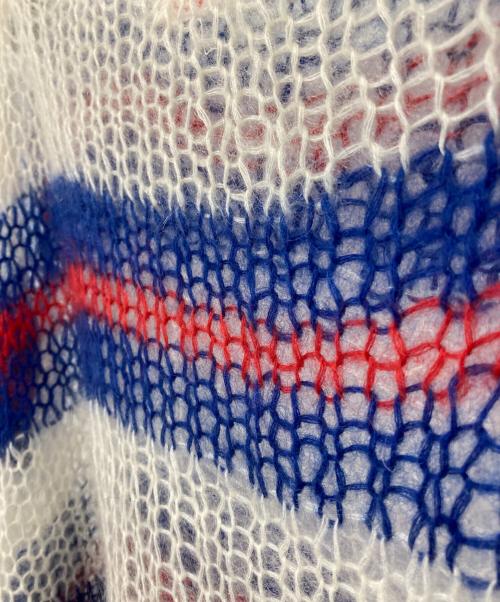 SYUMAN.（シュウマン）SYUMAN. (シュウマン) ニット ホワイト サイズ:FREEの古着・服飾アイテム