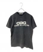 CDGシーディージー）の古着「ロゴプロントTee」｜ブラック