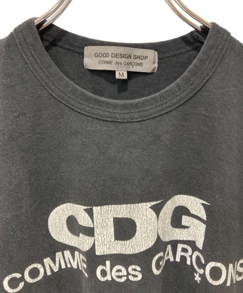 CDG（シーディージー）CDG (シーディージー) ロゴプロントTee ブラック サイズ:Mの古着・服飾アイテム