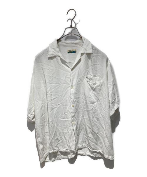 penneys HAWAII（‐）penneys HAWAII (‐) レーヨンシャツ ホワイト サイズ:不明の古着・服飾アイテム