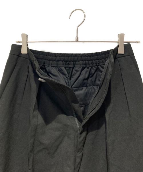 MAISON SPECIAL（メゾンスペシャル）MAISON SPECIAL (メゾンスペシャル) Prime-Wide Forward Drop Two Tucks Pants ブラック 未使用品の古着・服飾アイテム