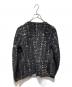 JUNYA WATANABE COMME des GARCONS ((ジュンヤワタナベ コムデギャルソン) ノーカラーツイードジャケット ブラック サイズ:S：18000円