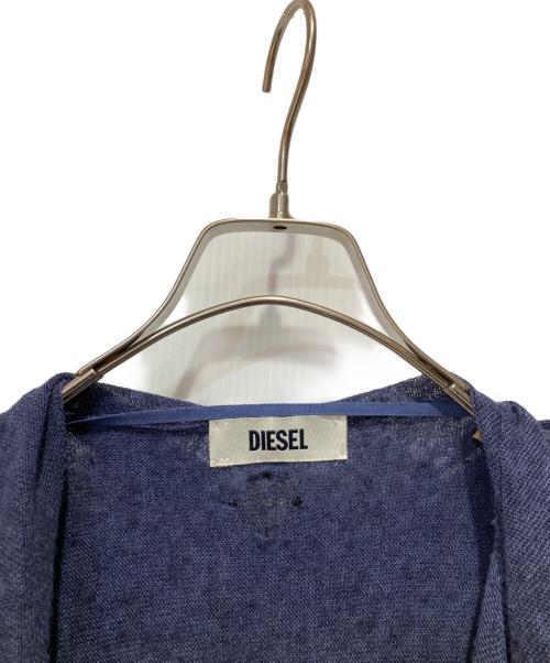DIESEL（ディーゼル）DIESEL (ディーゼル) フーデッドカーディガン インディゴ サイズ:Freeの古着・服飾アイテム