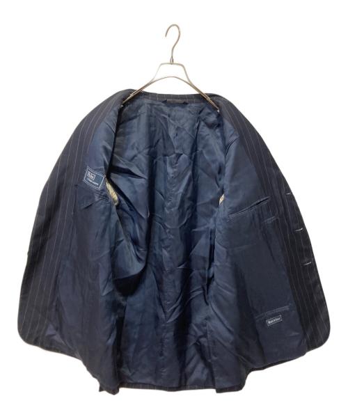 POLO RALPH LAUREN（ポロ・ラルフローレン）POLO RALPH LAUREN (ポロ・ラルフローレン) ストライプ3Bジャケット ネイビー サイズ:38の古着・服飾アイテム