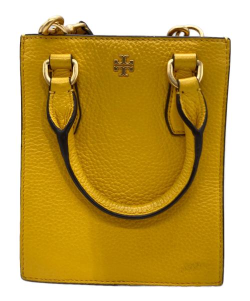 TORY BURCH（トリーバーチ）TORY BURCH (トリーバーチ) MINISHOPPER 2WAYショルダーバッグ イエローの古着・服飾アイテム