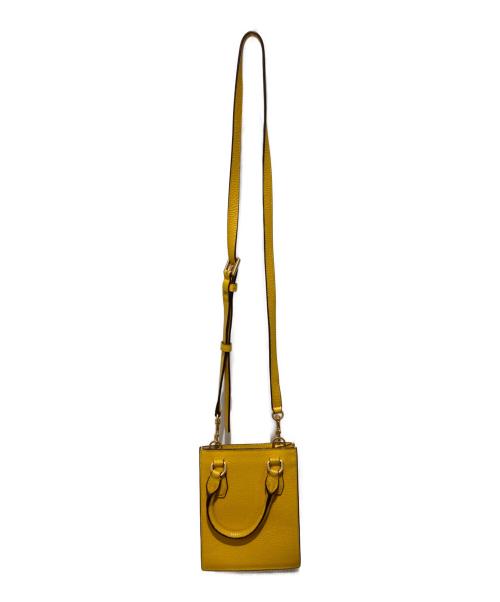 TORY BURCH（トリーバーチ）TORY BURCH (トリーバーチ) MINISHOPPER 2WAYショルダーバッグ イエローの古着・服飾アイテム
